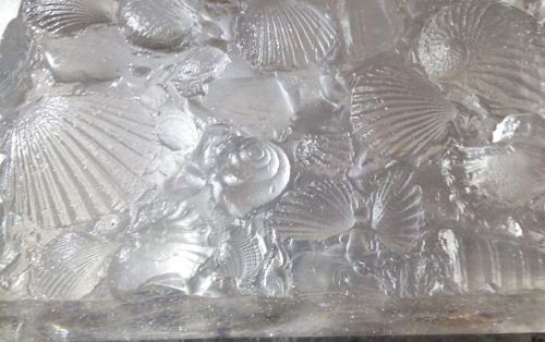 Superyacht Design - Sea shells cast in glass