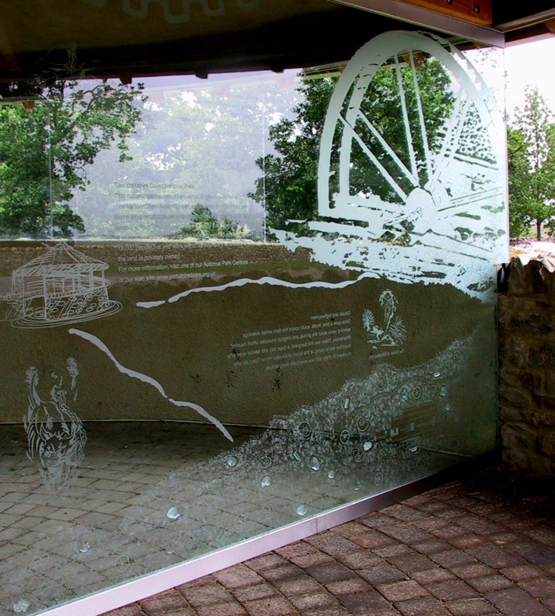 Inside grassington etched glass