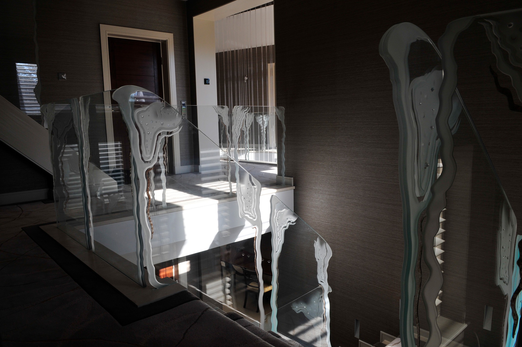 Formby private residence staircase and landing