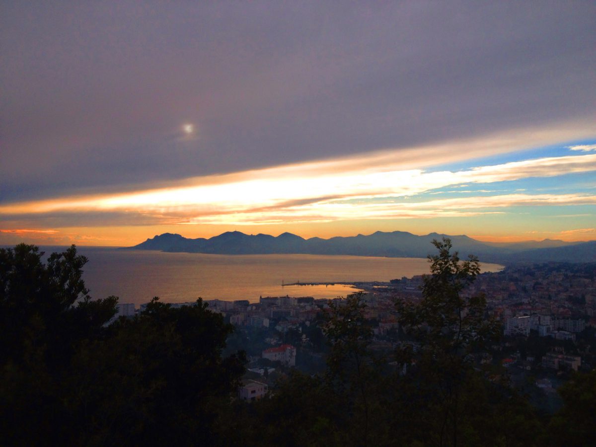 La Californie Cannes France at sunrise