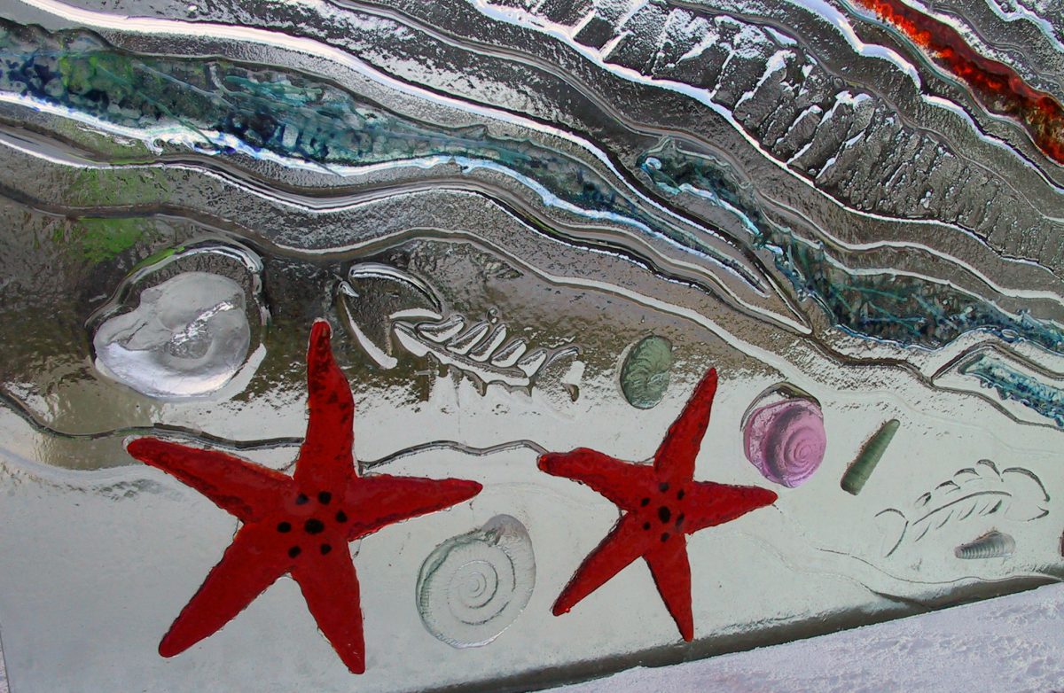glass starfish panels tatton park