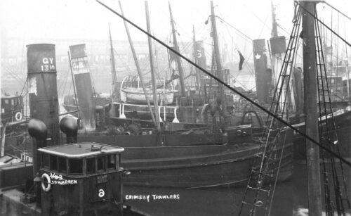 Fishing Trawlers at Grimsby Fishing Docks